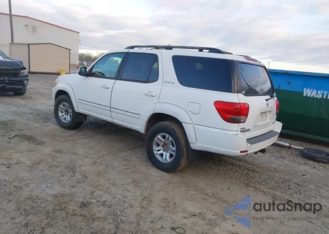2005 Toyota Sequoia Limited V8 из США, поврежденный, VIN 5TDZT38A05S253689